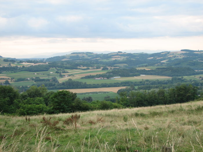 La Drôme des collines - vue de la ferme Robin