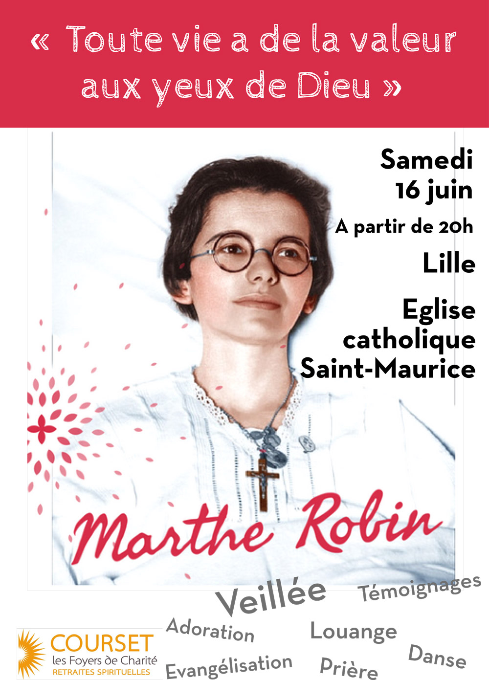 Veillée Marthe Robin à Lille